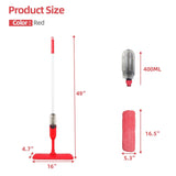 Spray Flat Mop Microfiber Pads Floor/Tile Kitchen Bathroom Living room Cleaning - Top-Down View