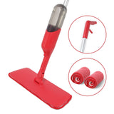 Spray Flat Mop Microfiber Pads Floor/Tile Kitchen Bathroom Living room Cleaning - Low Angle