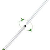 Green Floor Squeegee WiperBroom Floor Tile Cleaning Household Extendable Handle - Rear View