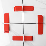 1.5mm Tile Leveling System Clips Levelling Spacer Tiling Tools Floor 1000PCS - Side View