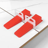 1.5mm Tile Leveling System Clips Levelling Spacer Tiling Tools Floor 1000PCS - Top-Down View