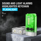 V10 LED Keychain EDC Flashlight USB Rechargeable Magnetic Torch Work Lamp
