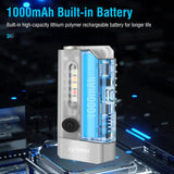 V10 LED Keychain EDC Flashlight USB Rechargeable Magnetic Torch Work Lamp - Extra Image