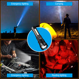 Super Bright 30W 14LED Flashlight White Laser Tactical Torch Lamp for Camping AU - Low Angle