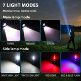 Super Bright 30W 14LED Flashlight White Laser Tactical Torch Lamp for Camping AU - Extra Image