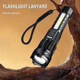 Super Bright 30W 14LED Flashlight White Laser Tactical Torch Lamp for Camping AU - Extra Image