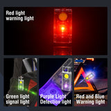 Mini Flashlight Keychain USB Rechargeable Cob Waterproof Portable Led Work Light - 45-Degree Angle