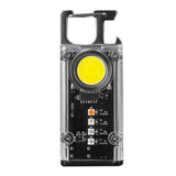 Mini Flashlight Keychain USB Rechargeable Cob Waterproof Portable Led Work Light - Extra Image