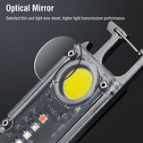 Mini Flashlight Keychain USB Rechargeable Cob Waterproof Portable Led Work Light - Extra Image