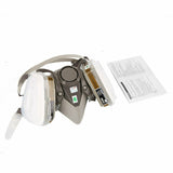 7 IN 1 Gas Mask Full Face Respirator Paint Spray Chemical Facepiece Reusable AU - Rear View