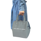 Insulated Thermal Cooler Lunch Bag Portable Picnic Storage Bag Pouch 22*14*25cm - Front View