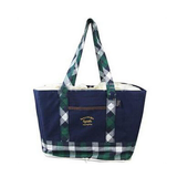 Large Supermarket Shopping Bag Eco Grocery Shoulder Bag Tote Foldable Reusable - Rear View