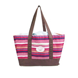 Large Supermarket Shopping Bag Eco Grocery Shoulder Bag Tote Foldable Reusable - Close-Up Angle