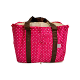 Large Supermarket Shopping Bag Eco Grocery Shoulder Bag Tote Foldable Reusable - Top-Down View