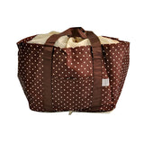 Large Supermarket Shopping Bag Eco Grocery Shoulder Bag Tote Foldable Reusable - 45-Degree Angle