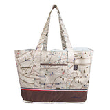 Large Supermarket Shopping Bag Eco Grocery Shoulder Bag Tote Foldable Reusable - 45-Degree Angle