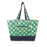 Large Supermarket Shopping Bag Eco Grocery Shoulder Bag Tote Foldable Reusable - Top-Down View