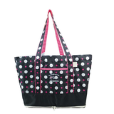 Large Supermarket Shopping Bag Eco Grocery Shoulder Bag Tote Foldable Reusable - Top-Down View