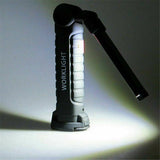 Portable COB LED Work Light Car Garage Mechanic USB Rechargeable Torch Lamp AU - Side View