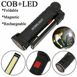 Portable COB LED Work Light Car Garage Mechanic USB Rechargeable Torch Lamp AU - Extra Image
