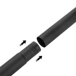1.8M Flag Pole Kit Stainless Steel Flag Pole Kit Swivel Flagpole Ring for House