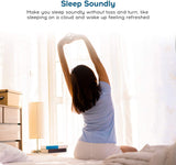 Bamboo Pillowtop Mattress Topper Luxury Bedding Mat Pad Protector Cover Single 90 x 190 cm - 45-Degree Angle