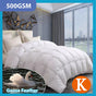 Goose Feather Down Quilt 500 GSM Duvet Doonas King:240x210cm