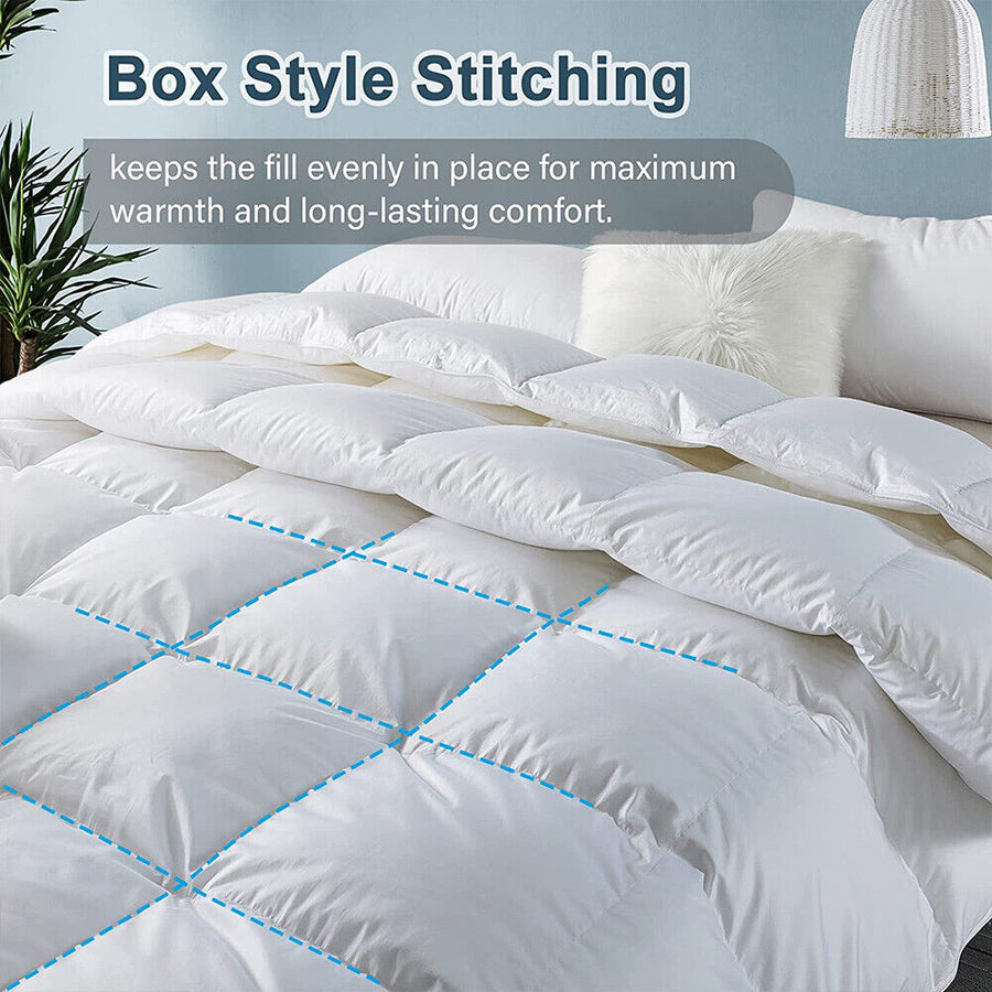 Goose Feather Down Quilt 700 GSM Duvet DoonasQueen:210x210cm