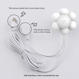 Electric Pet Water Fountain Cat Dog Automatic Sensor Drinking Dispenser Filter - Side View
