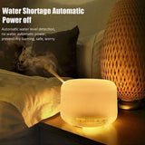 Aroma Aromatherapy Diffuser LED Oil Ultrasonic Air Humidifier Purifier 500ML white - Low Angle
