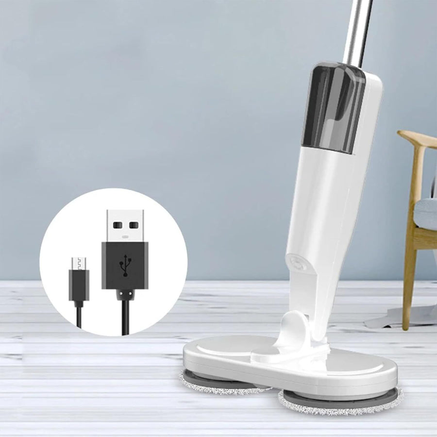 5-in-1 cordless electric mop cleaner and floor polisher, measuring cup and spoon