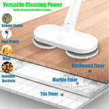 5-In-1 Cordless Electric Mop Cleaner Floor Polisher Sweeper Washer Scrubber NEW - Low Angle