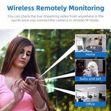 HD 1080P Mini Hidden Spy Camera WiFi Wireless Night Vision Motion Detection AU - Rear View