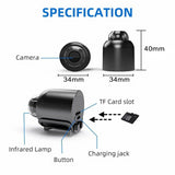 HD 1080P Mini Hidden Spy Camera WiFi Wireless Night Vision Motion Detection AU - Extra Image