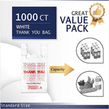 50X Plastic Shopping Bags - Reusable Recyclable Singlet Eco Grocery Carry Bag Super Large - Low Angle