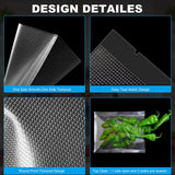 100X Vacuum Sealer Bags Precut Food Storage Saver Heat Seal Cryovac BPA-Free 15x25cm - Extra Image