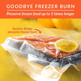 4 Roll VACUUM FOOD SEALER BAGS SAVER SEAL ROLLS STORAGE COMMERCIAL HEAT GRADE 25CMX6M - 45-Degree Angle