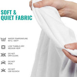 Fully Fitted Waterproof Cotton / Non Woven Mattress Protector Cover Double - 45-Degree Angle