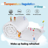 500 GSM Australian Merino Wool Quilt Duvet Doona Summer Winter Single 140cm x 210cm - Close-Up Angle