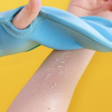 Blue universal Double-Side Super Soft Exfoliating Bath Mitt Shower Gloves Body Clean - 45-Degree Angle