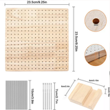 Crochet Blocking Board with 25 Pins - Top-Down View