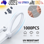 Cable Ties Zip Ties Nylon UV Stabilised 1000x Bulk Black Cable Tie AU STOCK