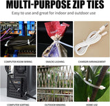 Cable Ties Zip Ties Nylon UV Stabilised 1000x Bulk Black Cable Tie AU STOCK - Side View