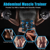 ABS Stimulator EMS Toner Massager Abdominal Trainer Muscle Fitness Body Exercise - 45-Degree Angle