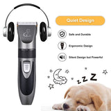 Pet Clippers Dog Grooming Clippers Cordless Electric Hair Trimmer Shaver Kit Hot - 45-Degree Angle