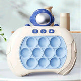 Rechargeable 3 Types Pop Push it Game Controller Sensory Fidget Toy Electronic Whack Mole blue - 45-Degree Angle