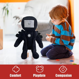 Skibidi-Toilet Plush Toy Cameraman TV Man Speaker Man Stuffed Doll Toy Gift Kids - Top-Down View