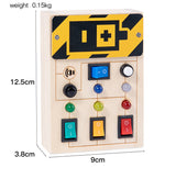 Toddler Busy Board Intelligence Learning Toys Sensory Montessori Board Kids Toy - 45-Degree Angle