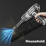 95000PA Wireless Car Vacuum Cleaner Handheld Vaccum Dust Blow Mini Power Suction - Front View