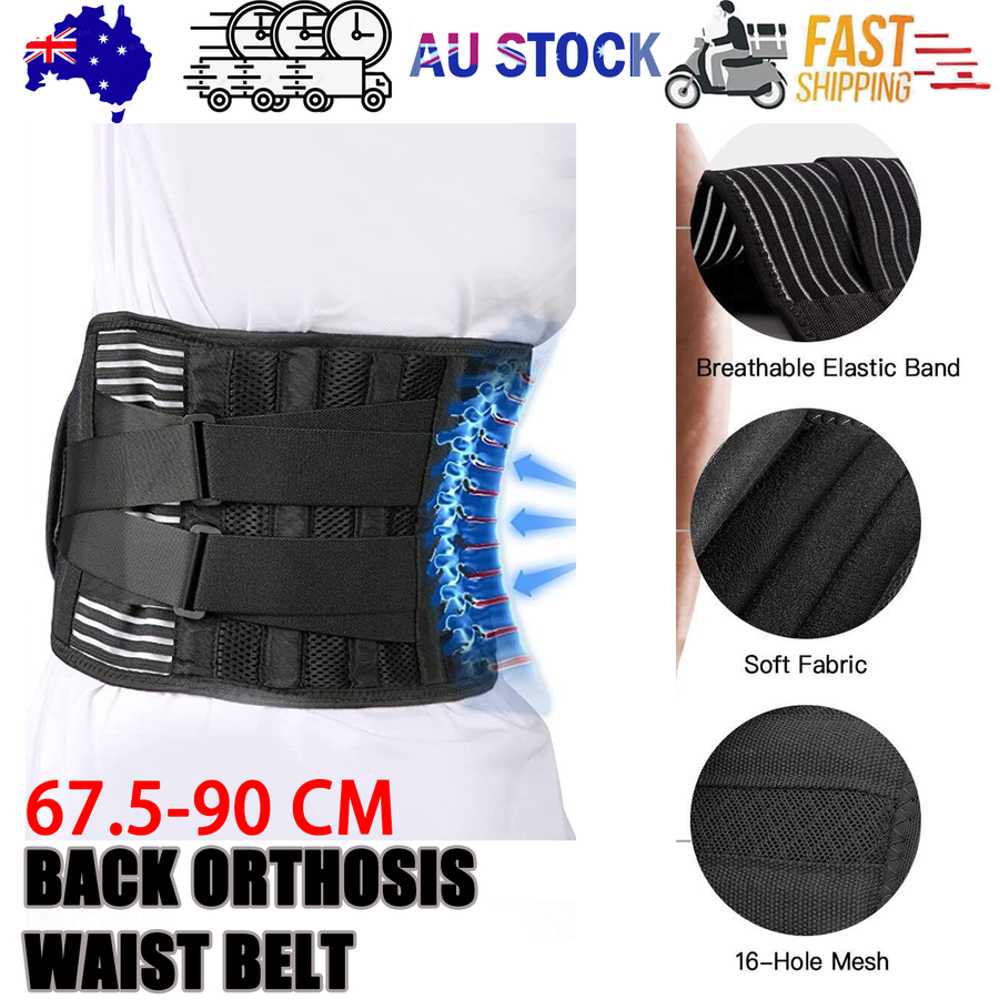 Lumbar Lower Back Support Brace Pain Relief Posture Orthosis Waist Belt Therapy